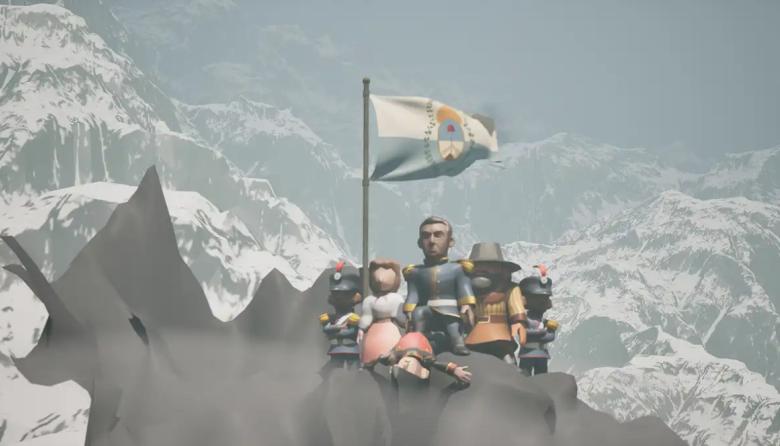 Crearon un videojuego que recrea las campañas libertadoras de San Martín