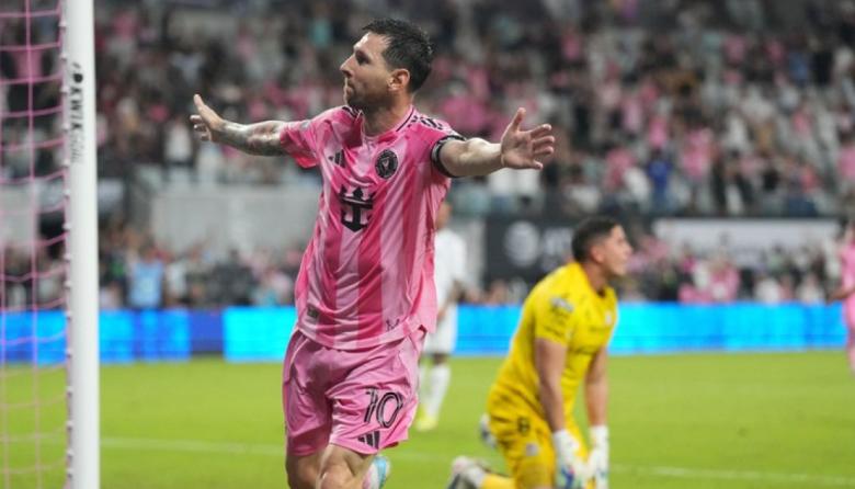 Messi sumó su primer doblete, una asistencia y un nuevo récord con el Inter Miami post Mundial