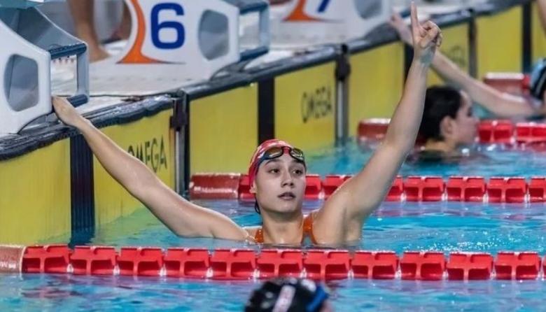 Guadalupe Angiolini logró dos récords nacionales