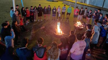 Multitudinario campamento Scout