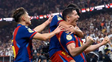 En un partidazo, Barcelona le ganó a Real Madrid y se quedó con la Supercopa de España