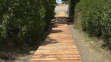 Ubicación de las bajadas públicas a la playa en Necochea y Quequén