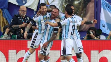 Argentina sufrió, lo ganó en el alargue y está en semifinales
