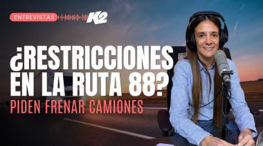 Piden restringir el tránsito pesado en la Ruta 88