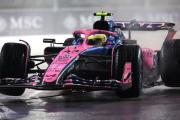 Tras una clasificación marcada por la lluvia, Colapinto largará 15° en Las Vegas