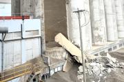 Terminal Quequén: cedió parcialmente la estructura de un silo de casi 100 años. Sólo hubo daños materiales